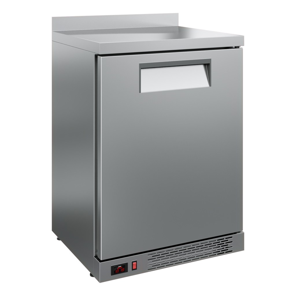 Холодильный стол POLAIR TD101-GC с бортом, глухая дверь