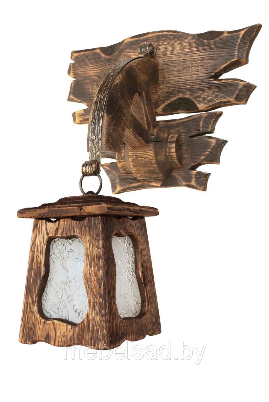 Светильник-бра из натурального дерева "Банный Люкс №8" - фото 1 - id-p180562614