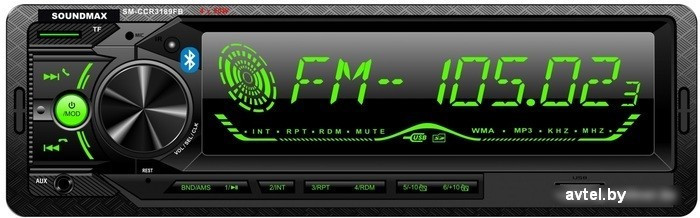 USB-магнитола Soundmax SM-CCR3189FB