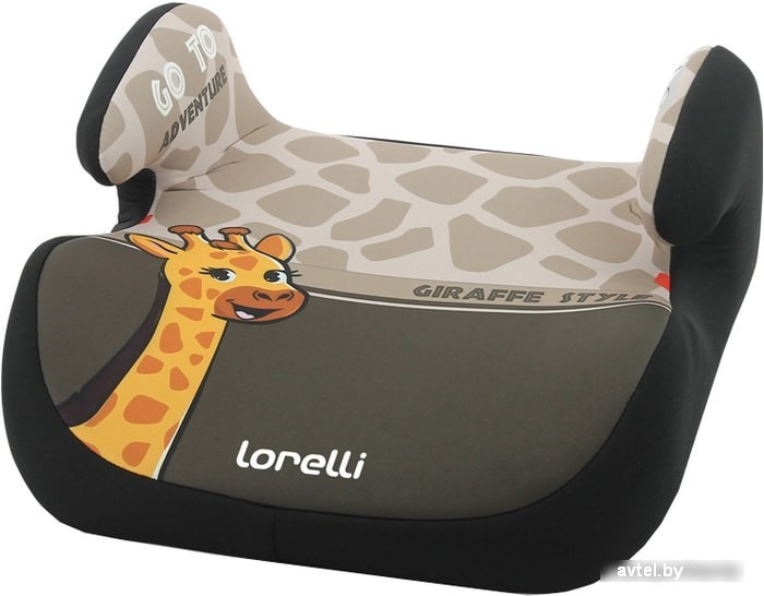 Детское сиденье Lorelli Topo Comfort 2020 (светлый и темный бежевый, жираф)