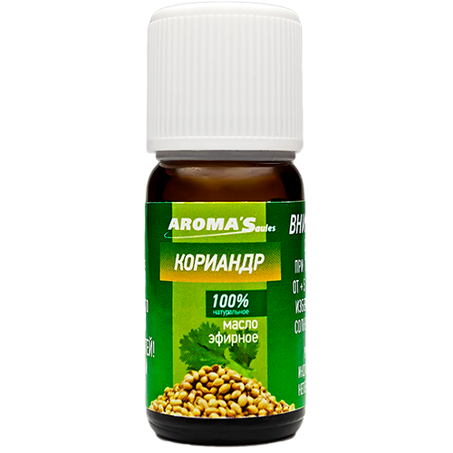 Натуральное эфирное масло Aroma’Saules "Кориандр", 10 мл