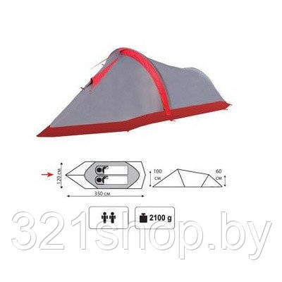 Палатка Tramp Bike 2 (V2), TRT-20 - фото 1 - id-p180585374