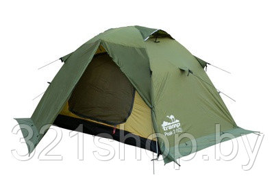Палатка Tramp Peak 2 (V2) Green, TRT-25g - фото 1 - id-p180585400