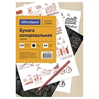 Бумага копировальная "OfficeSpace", A4, 100 листов, черный