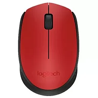Мышь Logitech "Mouse M171", беспроводная, 1000  dpi, 3 кнопки, красный