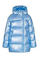Детская для девочек зимняя голубая куртка Bell Bimbo 193015 голубой 134-68р.