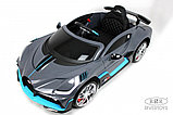 Детский электромобиль RiverToys Bugatti Divo HL338 (серый) Лицензия, фото 2