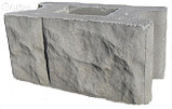 Блок бетонный для столба забора "Рваный камень", фото 7