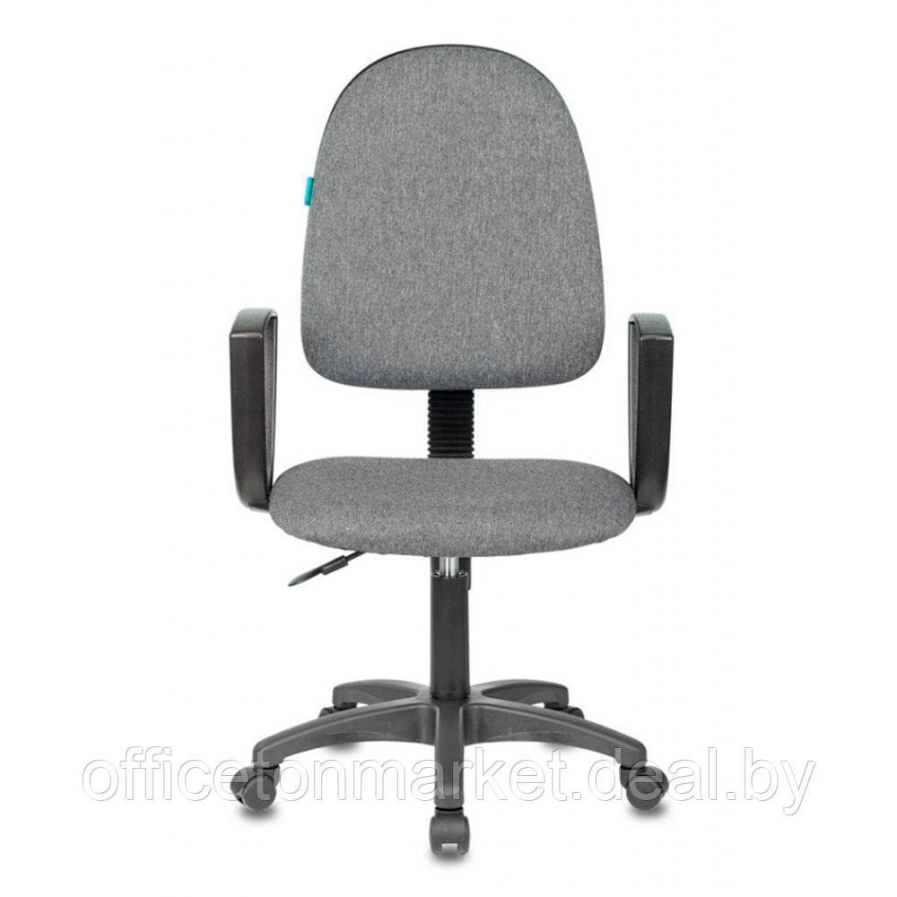 Кресло для персонала "Бюрократ CH-1300N Престиж+", ткань, пластик, серый - фото 2 - id-p155606259