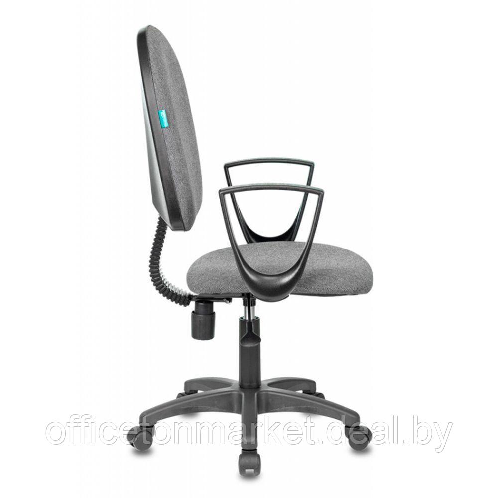 Кресло для персонала "Бюрократ CH-1300N Престиж+", ткань, пластик, серый - фото 3 - id-p155606259