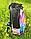Детский рюкзак на 1 отделение + большой карман, Лалафанфан, цвет: чёрный+розовый, фото 2