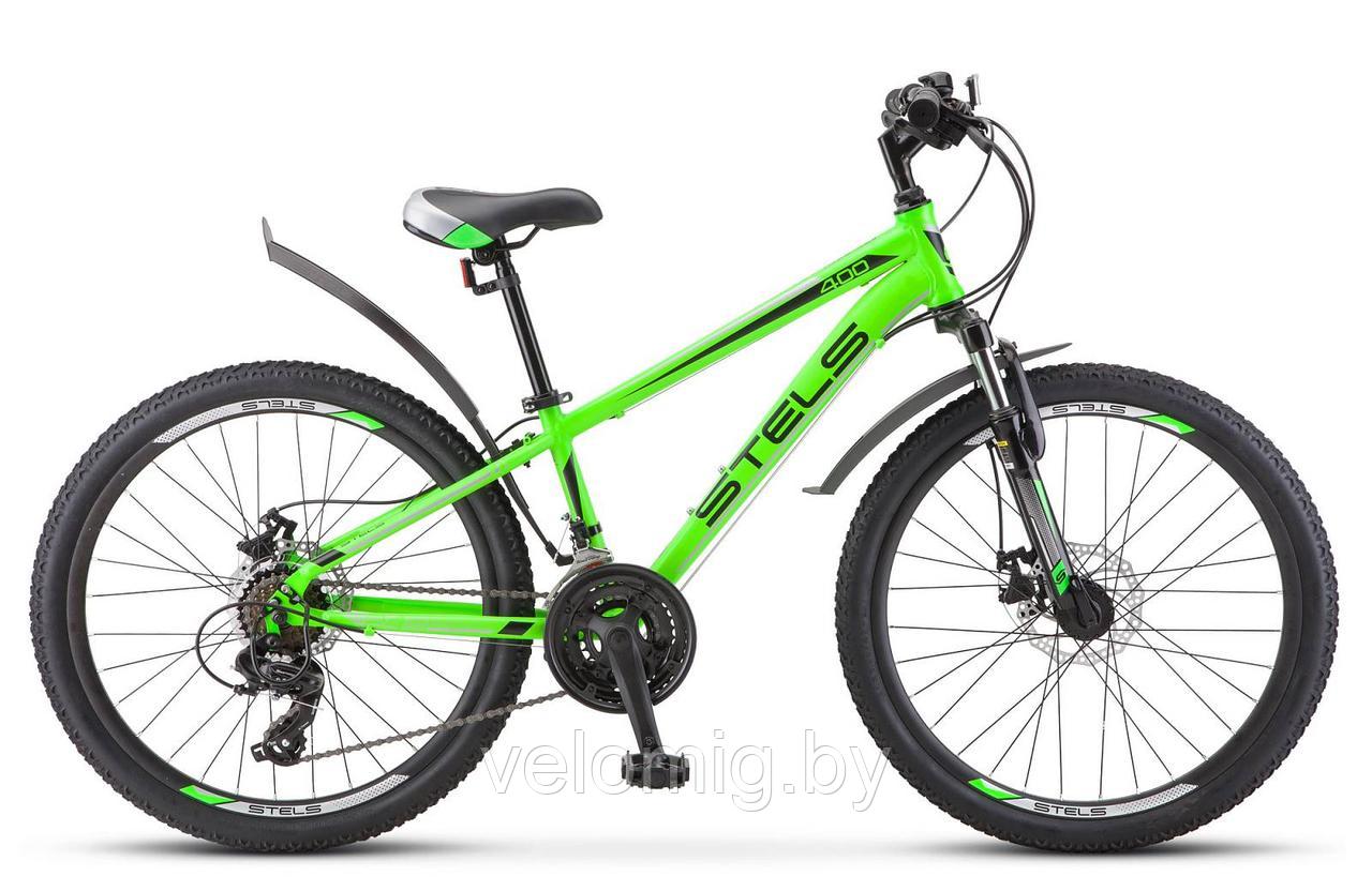 Велосипед подростковый  Stels Navigator 400 MD 24 F010 (2021) зелёный, Индивидуальный подход!