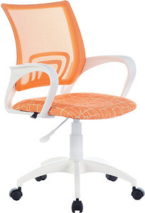 Компьютерное кресло Brabix Fly MG-396W 532402 (белый/сетка оранжевая TW-38-3/Giraffe)