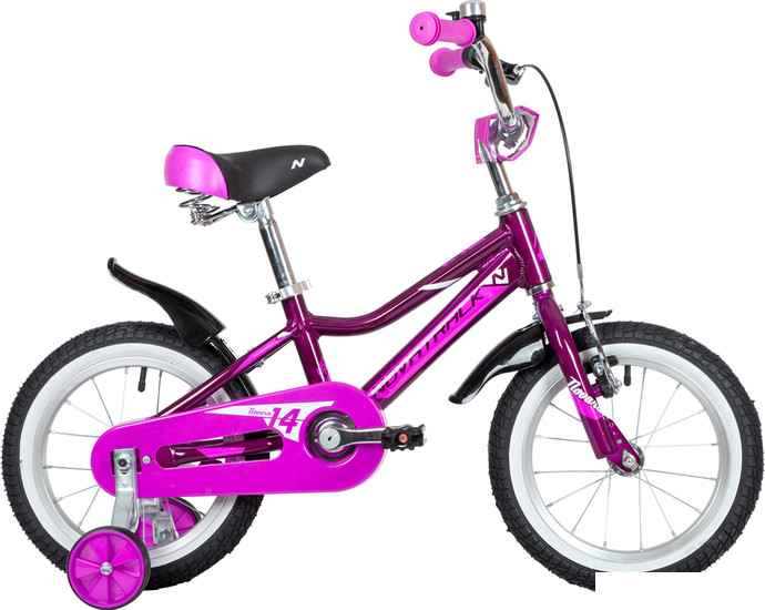 Детский велосипед Novatrack Novara 14 2022 145ANOVARA.VL22 (фиолетовый) - фото 1 - id-p179786973