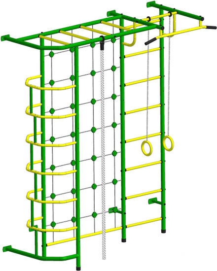 Детский спортивный комплекс Пионер С5С (зеленый/желтый) - фото 1 - id-p180039894