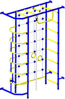 Детский спортивный комплекс Пионер 9 (синий/желтый)