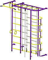 Детский спортивный комплекс Пионер С5ЛМ (пурпурный/желтый)