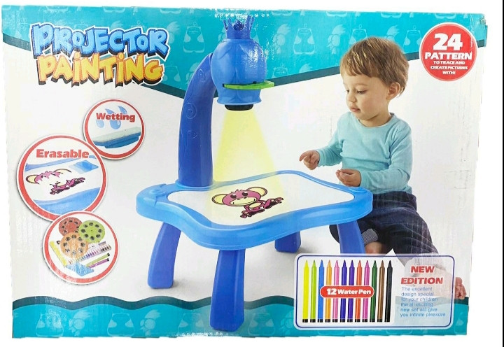 Детский проектор для рисования со столиком PROJECTOR PAINTING - фото 2 - id-p169491655