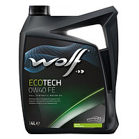 WOLF EcoTech 0W-40 FE  4л масло моторное(Бельгия)