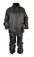 Куртка влагозащитная с герметизацией швов черная, с отлетной какеткой 2XL