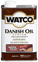 Датское оригинальное тонирующее масло Watco Danish Oil, цвет Классический орех (0,946л)