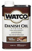 Датское оригинальное тонирующее масло Watco Danish Oil, цвет Чёрный орех (0,946л)