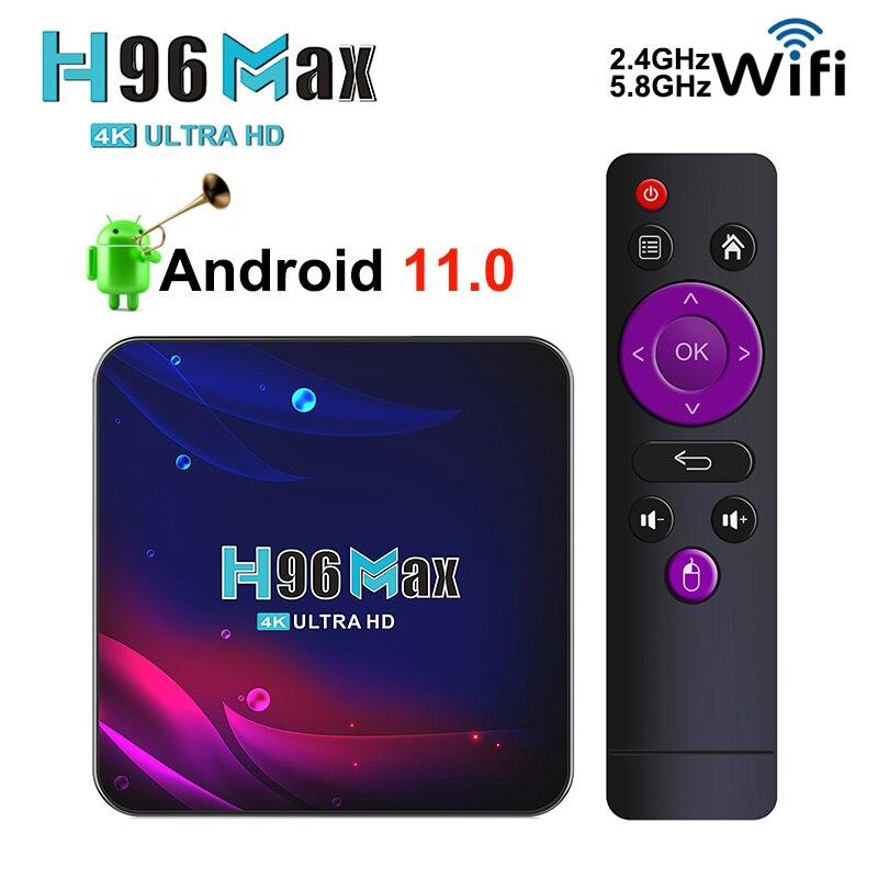 Смарт ТВ приставка H96 MAX V11 4G + 32G 4K UltraHD TV Box андроид - фото 2 - id-p180607581