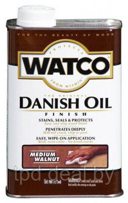 Масло для дерева (пропитывающие натуральные  Датское оригинальное тонирующее масло DANISH OIL