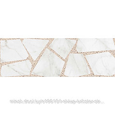 Керамическая плитка Канцоне 3Д 900х300 белый Керамин