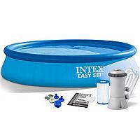 Надувной бассейн Intex Easy Set Pool Set 28132 366x76 см + фильтр-насос и картридж