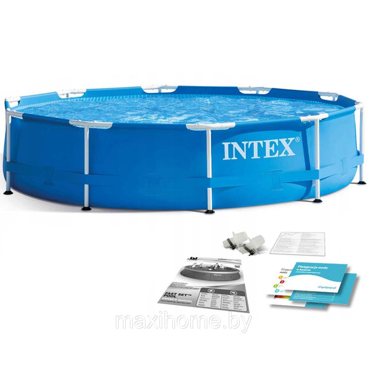 Каркасный бассейн Intex Metal Frame 28200 305х76 см
