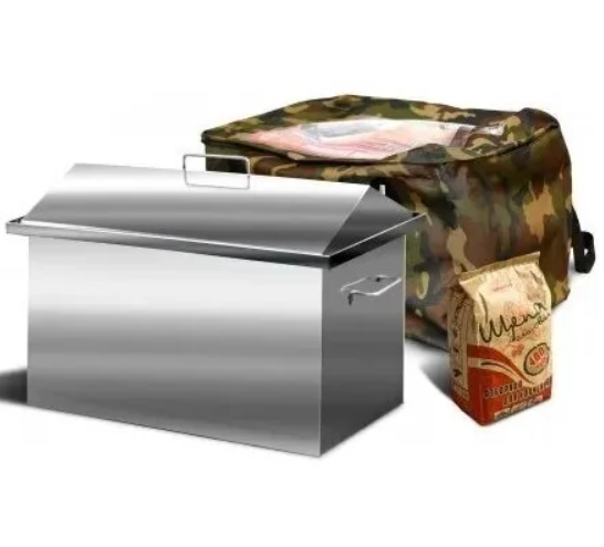Коптильня для горячего копчения Ольховый дым Стандарт 350x200x200мм ...