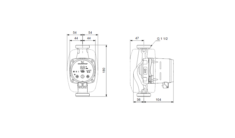 Насос циркуляционный Grundfos Alpha2 25-40 (для системы отопления) - фото 4 - id-p178968903