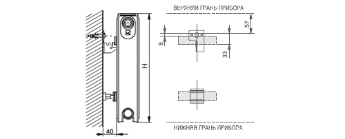 Радиатор стальной Korado RADIK Klasik H 300 (боковое подключение) - фото 3 - id-p178969860