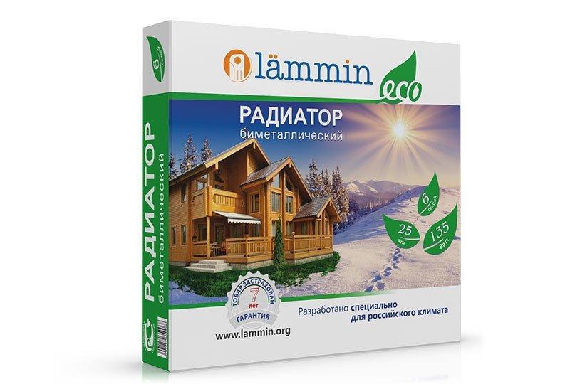 Радиатор отопления биметаллический Lammin ECO BM-500