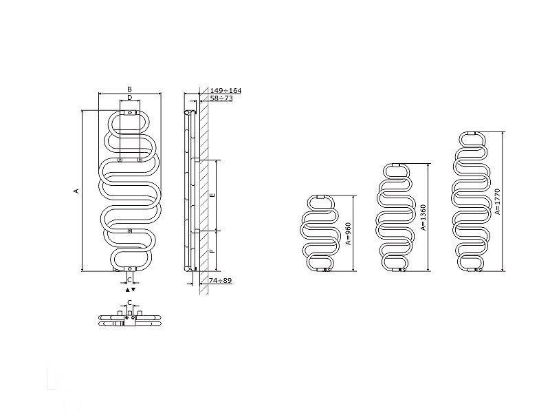 Дизайн-радиатор трубчатый Terma Perla - фото 8 - id-p178971965
