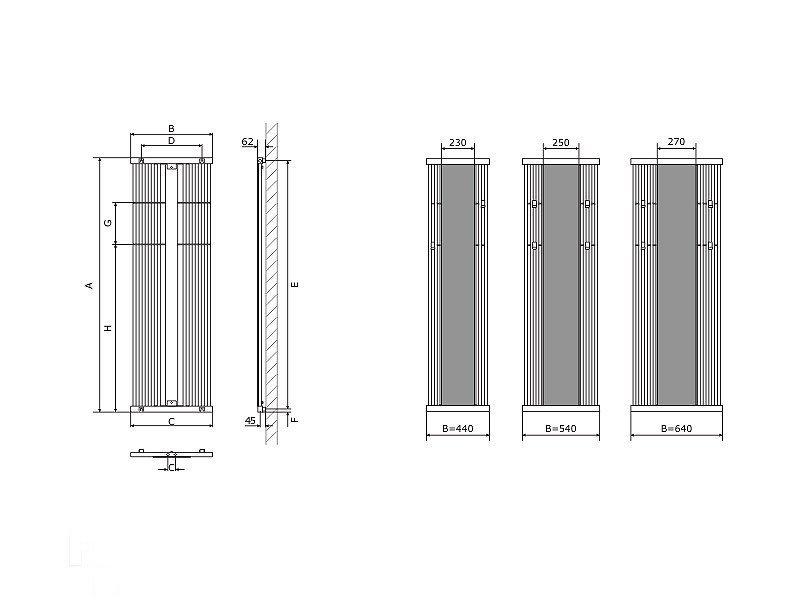 Дизайн-радиатор трубчатый Terma Intra LUSTRO - фото 6 - id-p178971967