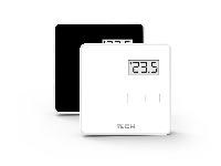Проводной комнатный регулятор TECH ST-294 v1 белый/черный