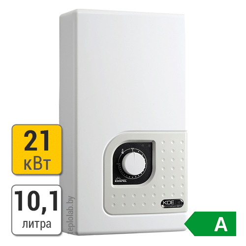 Электрический проточный водонагреватель Kospel KDE Bonus 21 кВт (электронная регулировка)