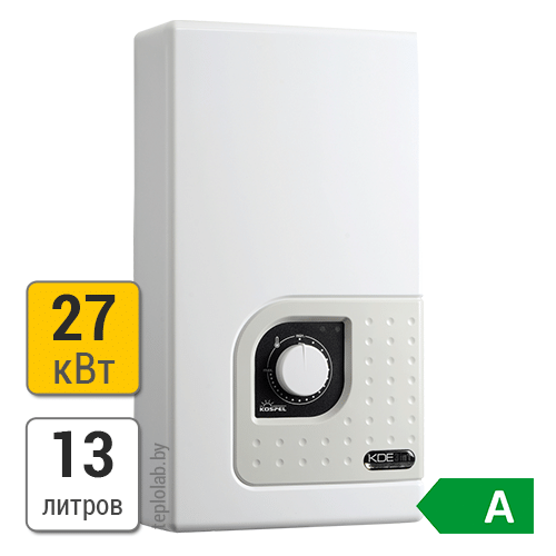 Электрический проточный водонагреватель Kospel KDE Bonus 27 кВт (электронная регулировка)