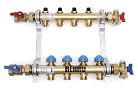 Коллектор распределительный Rehau Рехау Rautherm SHKV V2A 24, 3, Латунь, Для отопления, Rehau, Германия