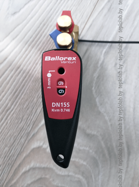 Балансировочный клапан Meibes Ballorex Venturi без дренажа DN15 Kvs 1,62 м3/ч - фото 5 - id-p178973047