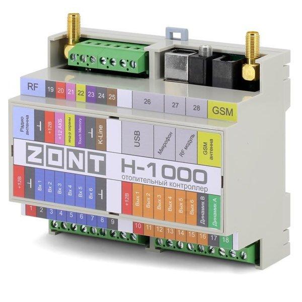 Универсальный отопительный контроллер ZONT H-1000 - фото 5 - id-p178973057