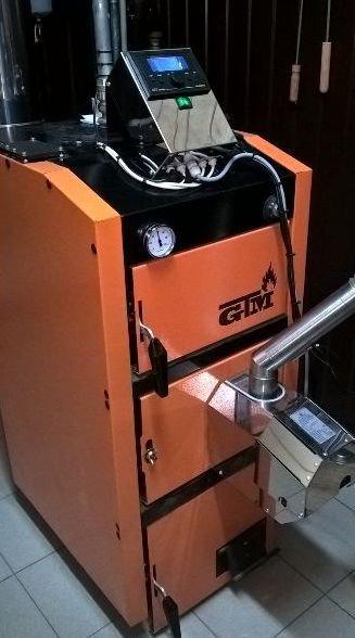 Котел на пеллетах GTM Pellet Master 17 кВт с горелкой PLUS (ручная система очистки) - фото 3 - id-p178970452