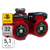 Насос Grundfos UPSD 32-50 180 1x230V 50Hz 12H 95906413 с релейным модулем