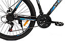 Велосипед горный NASALAND 26" черно-синий рама 21 сталь, фото 4