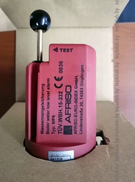 Электромеханический датчик контроля низкого уровня воды в котле AFRISO WMS-WP6 - фото 4 - id-p178974103