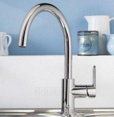 Смеситель для мойки, поворотный, с трубкообразным изливом GROHE BauCurve - фото 3 - id-p178974174