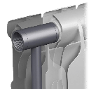 Радиатор отопления биметаллический BiLUX plus R 300, фото 5