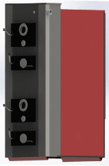 Котел газогенераторный на твёрдом топливе Термопасс Космос КМВ 2-90-0,125 90 кВт (исп.2- вертикальный)